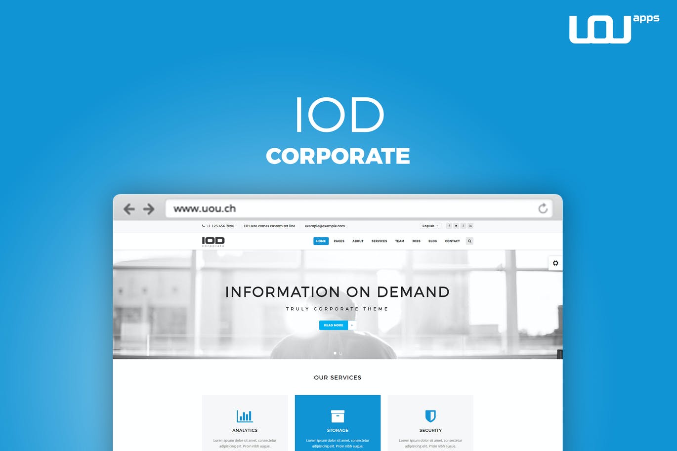 IOD – 企业的HTML模板