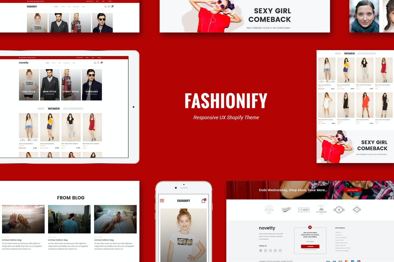 Fashionify – 响应式时尚Shopify主题