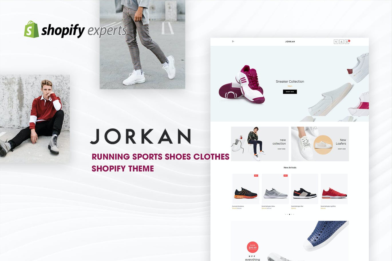 Jorkan – 跑步鞋衣服Shopify主题
