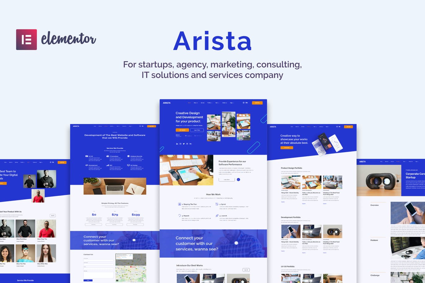 Arista – 多功能业务Elementor模板工具包