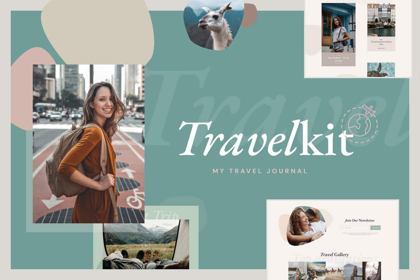 TravelKit-Elementor期刊和博客模板套件