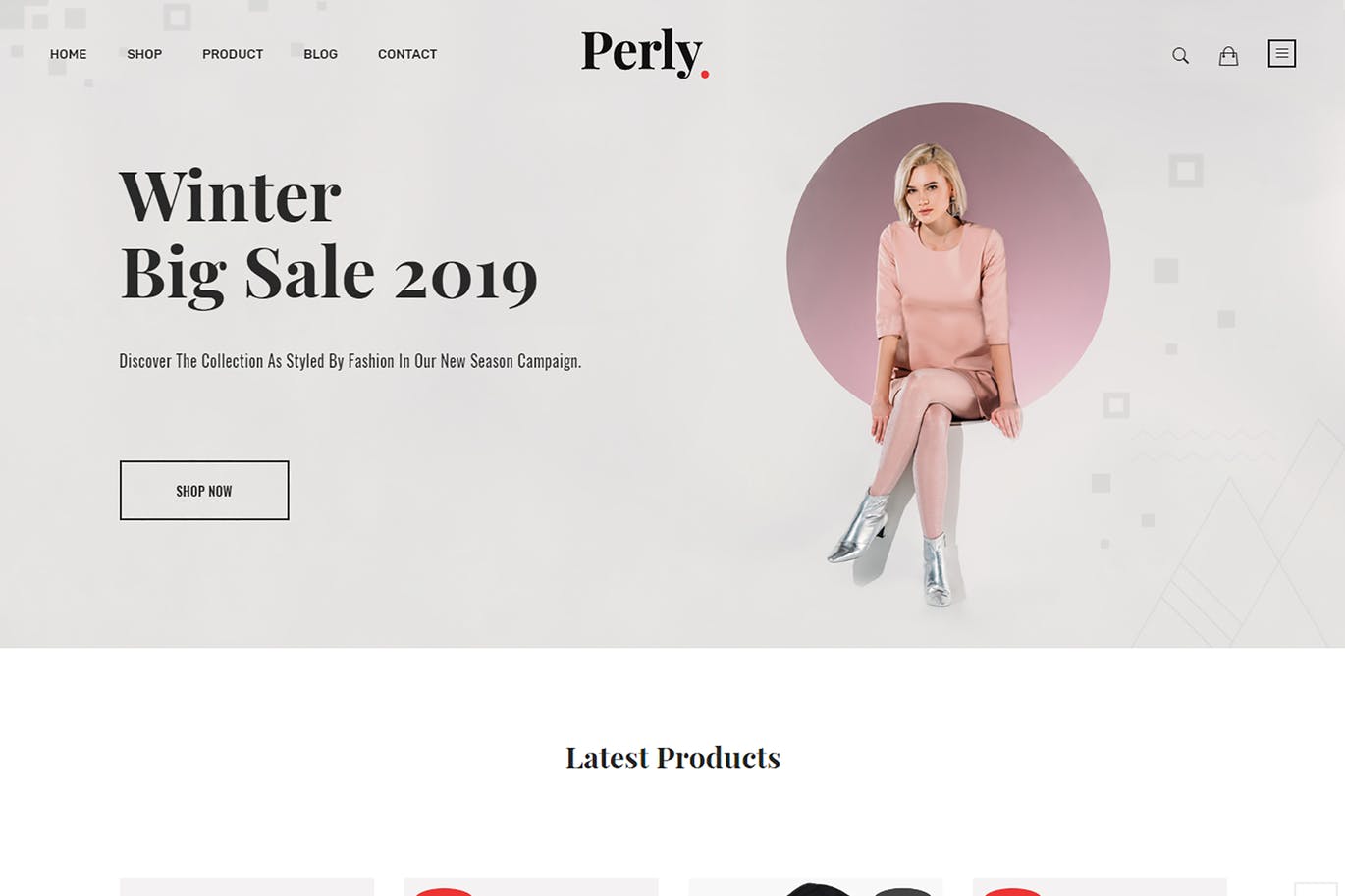 Perly – 时尚Shopify主题