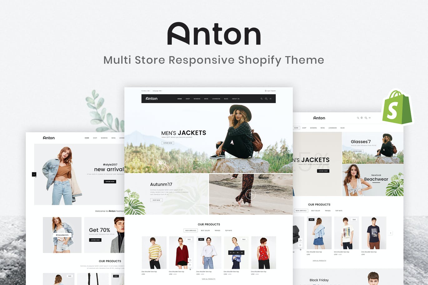 Anton – 多商店响应式Shopify主题