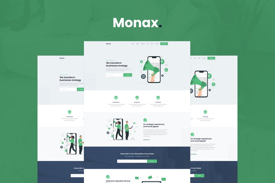 Monax – Monax Elementor Template Kit
