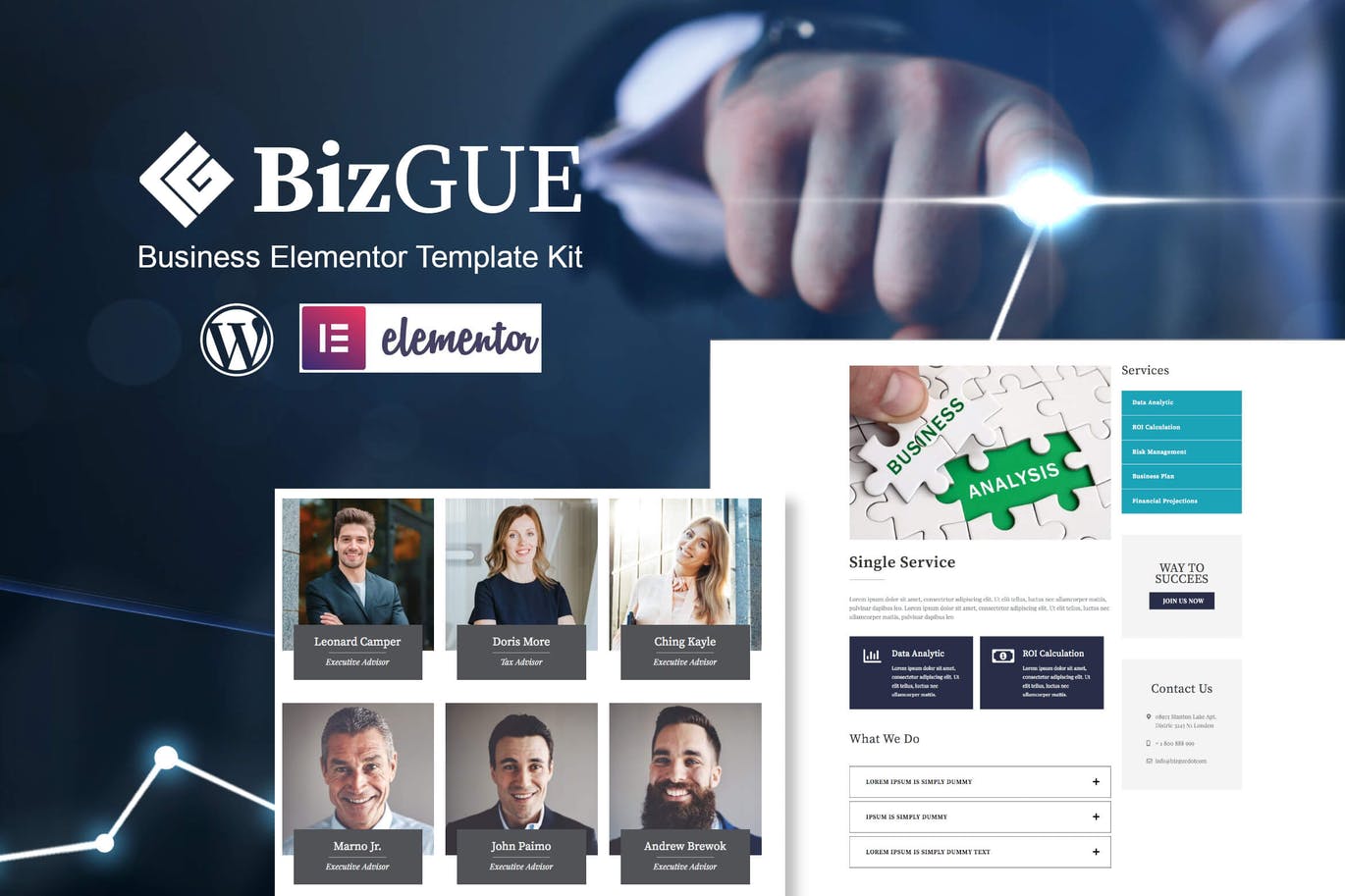 BizGUE -商业Elementor模板工具包