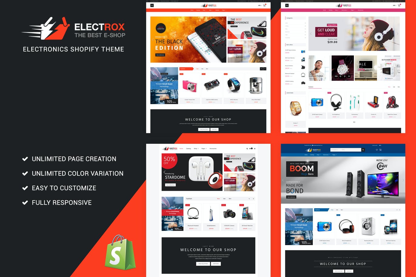 Electrox – 电子Shopify主题