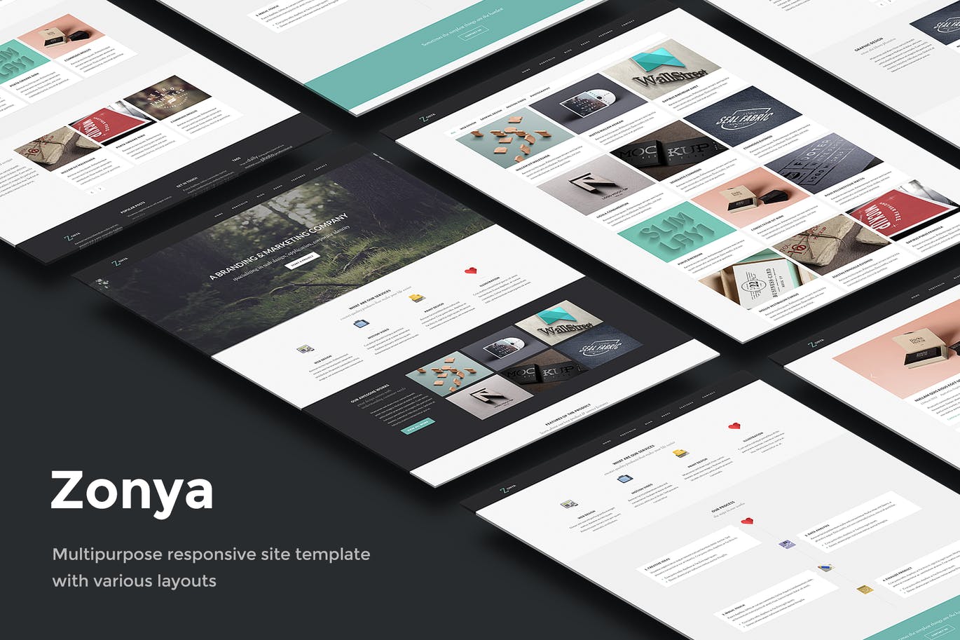 Zonya – 多功能响应式HTML5网站模板
