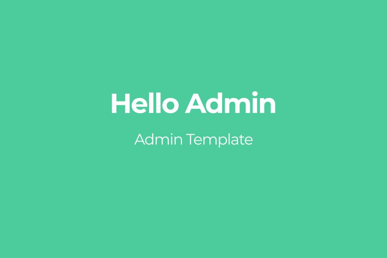 Hello Admin