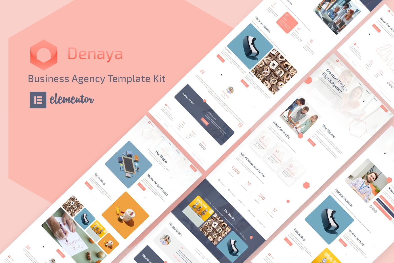 Denaya – 商业机构 Elementor Template Kit