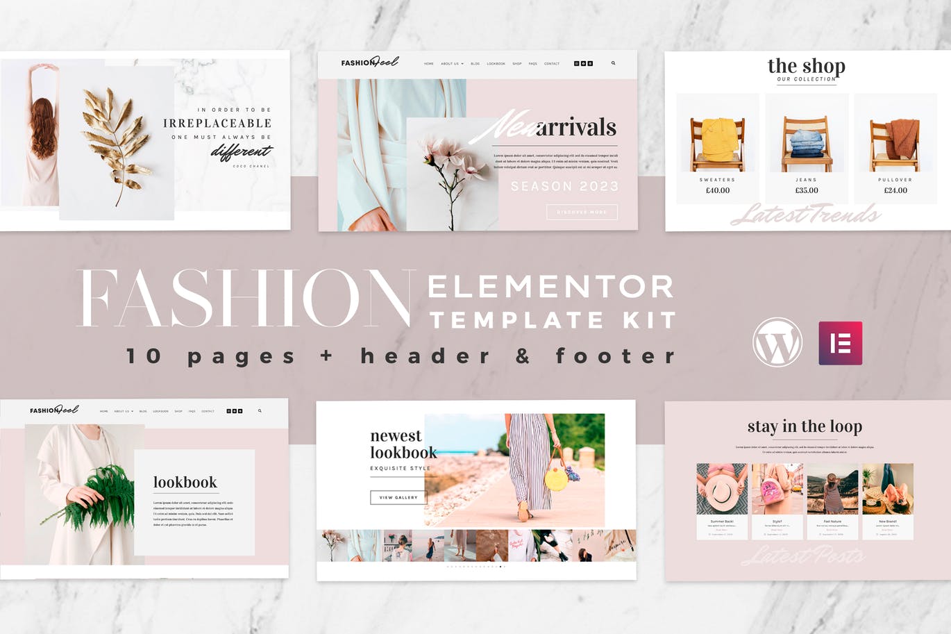 Fashion Feel – WooCommerce Elementor Template Kit