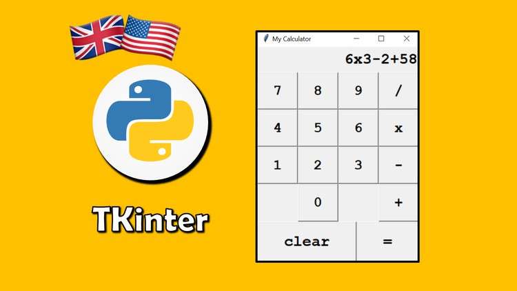 【Udemy中英字幕】Python TkInter Make Your Own Calculator App in 2022