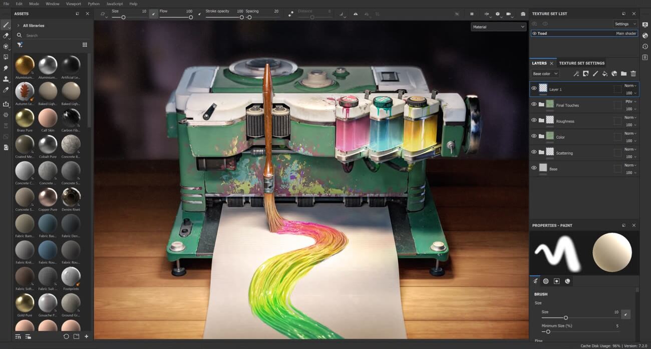 Adobe Substance 3D Painter for Mac 7.4.3 中文破解版
