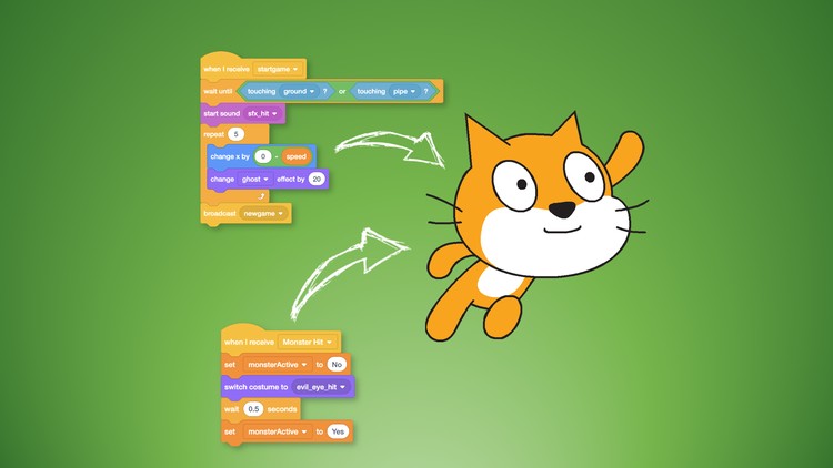 【Udemy中英字幕】Programming for Kids and Beginners: Learn to Code in Scratch