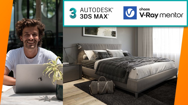 【Udemy中英字幕】3ds Max + V-Ray FULL Photorealistic 3D Rendering Masterclass