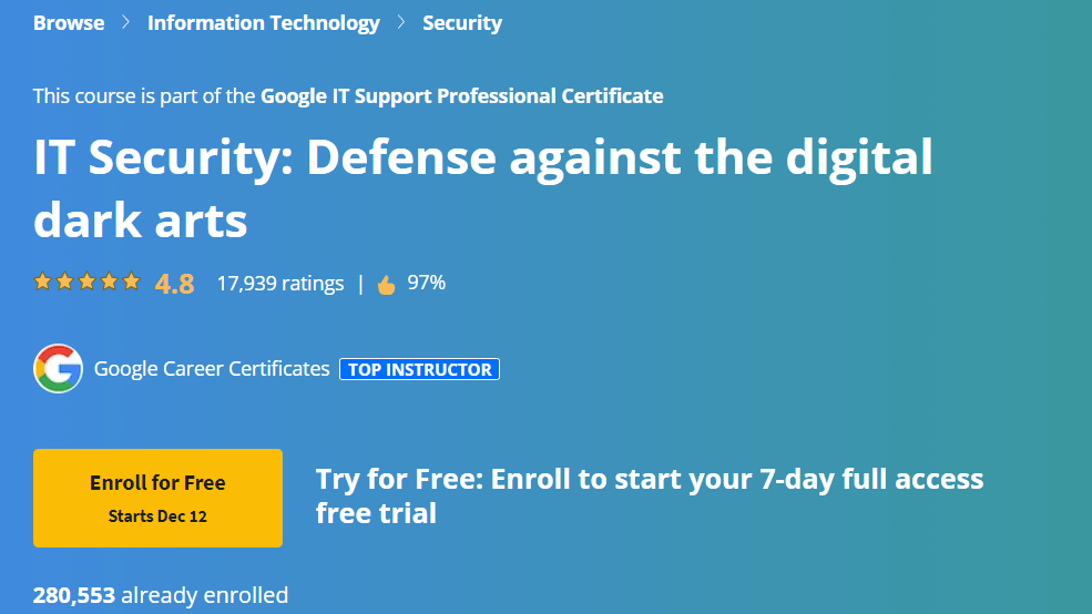【Coursera中英字幕】IT Security: Defense against the digital dark arts