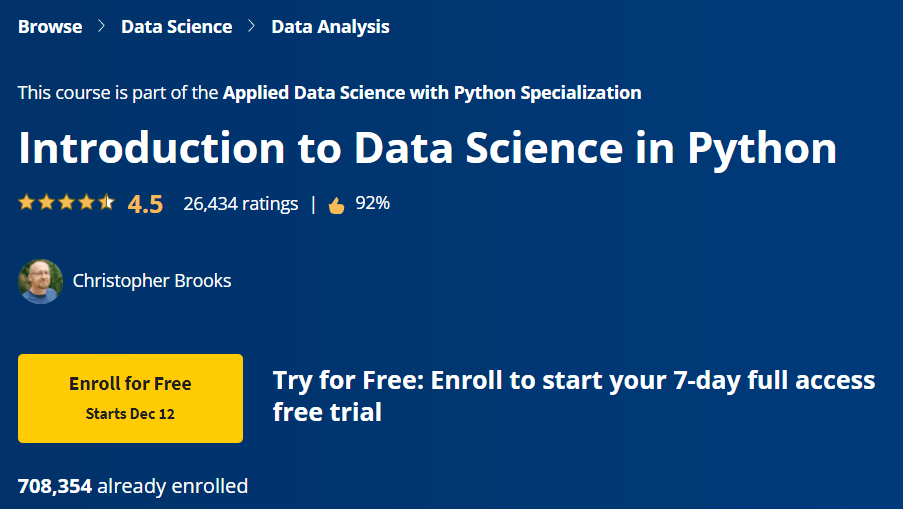 【Coursera中英字幕】Introduction to Data Science in Python