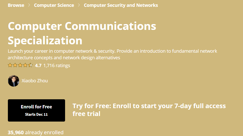 【Coursera中英字幕】Computer Communications Specialization