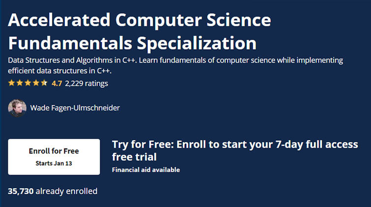【Coursera中英字幕】Accelerated Computer Science Fundamentals Specialization