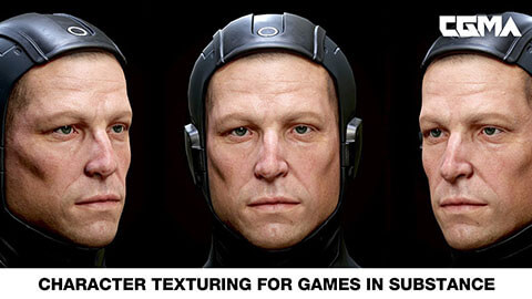 【CGMA中英字幕】Character Texturing for Games in Substance