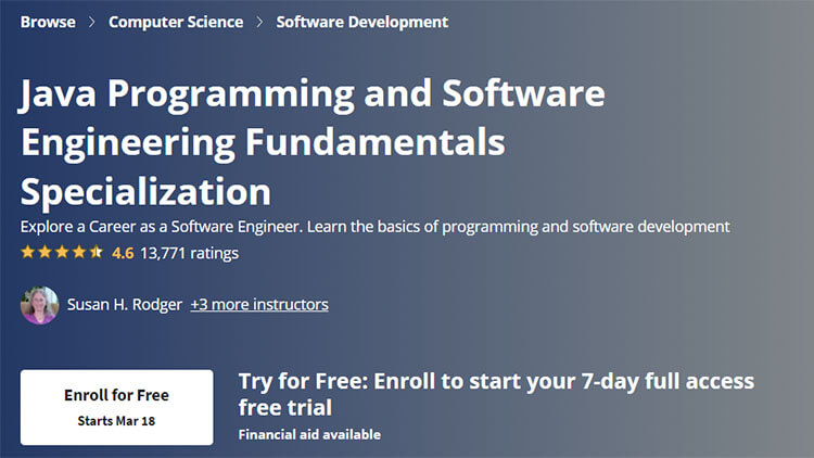 【Coursera中英字幕】Java Programming and Software Engineering Fundamentals Specialization