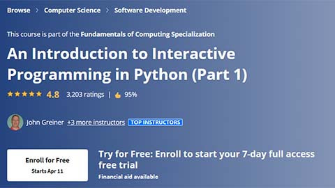 【Coursera中英字幕】An Introduction to Interactive Programming in Python (Part 1)