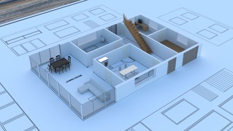 【Udemy中英字幕】Architectural Design & Animation in Blender 3x