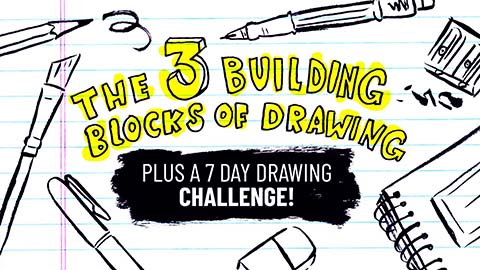 【Skillshare中英字幕】The 3 Building Blocks of Drawing & a 7 Day Challenge for Quick Growth