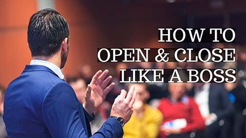 【Skillshare中英字幕】PUBLIC SPEAKING: How to Open & Close Presentations Like a Boss