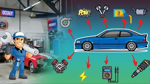 【Udemy中英字幕】Car Mechanic and Electrician Training Certificated | 2023+