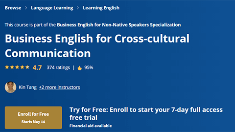 【Coursera中英字幕】Business English for Cross-cultural Communication