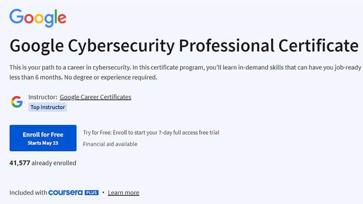 【Coursera中英字幕】Google Cybersecurity Professional Certificate