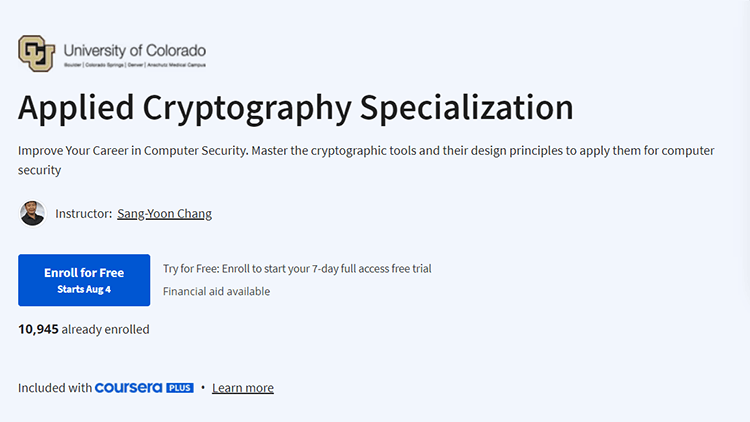 【Coursera中英字幕】Applied Cryptography Specialization