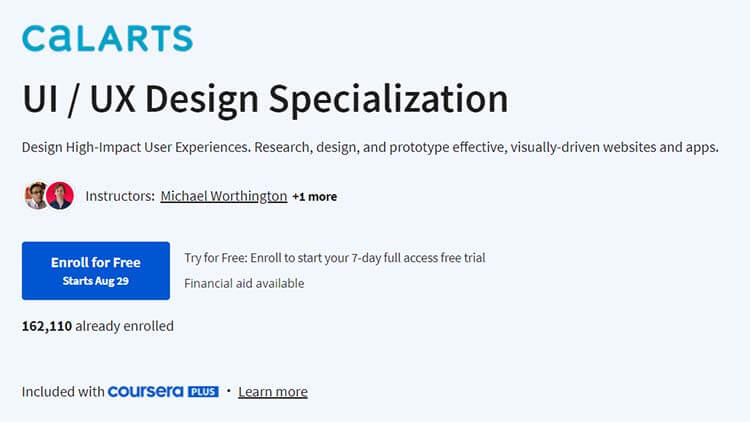 【Coursera中英字幕】UI / UX Design Specialization
