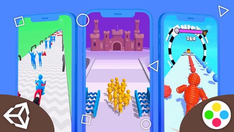 【Udemy中英字幕】Unity Mobile Game – Create Your First Hyper Casual Game !