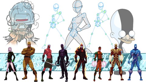 【Udemy中英字幕】How To DESIGN CHARACTERS for comics, games and animation