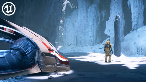 【Udemy中英字幕】Unreal Engine 5 – Sci-Fi Environment Design