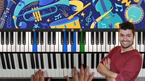 【Udemy中英字幕】Blues Piano Lessons! A Course In Blues Piano & Improvisation