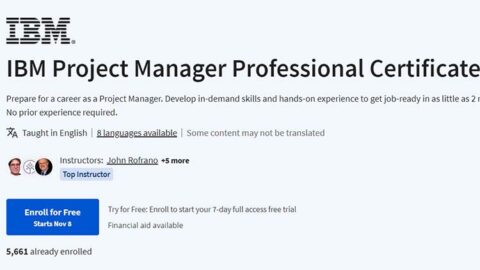 【Coursera中英字幕】IBM Project Manager Professional Certificate