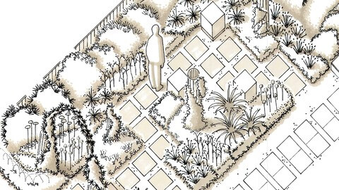 【Udemy中英字幕】The Complete Garden Design Course – 2. Drawing Techniques