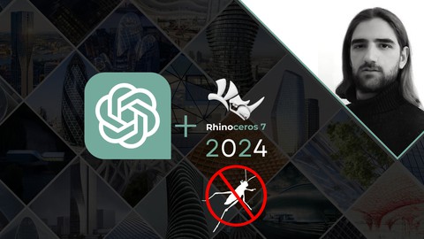 【Udemy中英字幕】2024 AI-Powered Parametric Design with Rhino3D :Zero to Hero