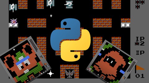 【Udemy中英字幕】Make a Battle City Clone, using Python, Pygame and OOP!