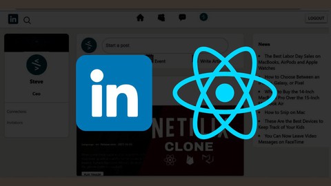 【Udemy中英字幕】React – The Complete Guide-LinkedIn website clone