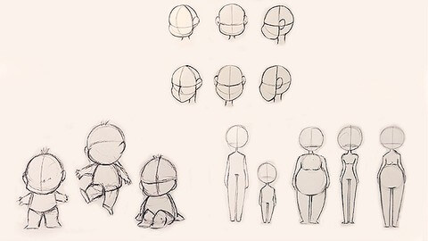 【Udemy中英字幕】Character Drawing Essentials: From Beginner to Intermediate