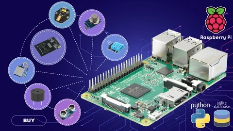 【Udemy中英字幕】Raspberry Pi: Start Coding with 18 Sensors, 8 Projects!