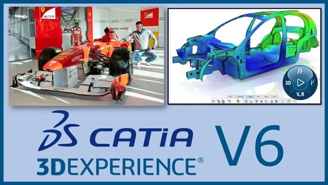 【Udemy中英字幕】Catia 3DEXPERIENCE (Catia V6) for beginners & Catia V5 users