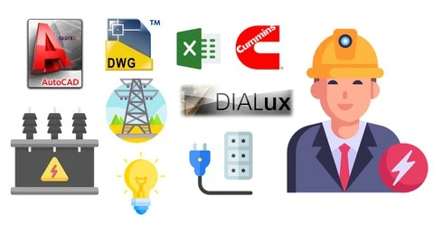 【Udemy中英字幕】Electrical distribution L.V Design AutoCAD, Dialux and ETAP