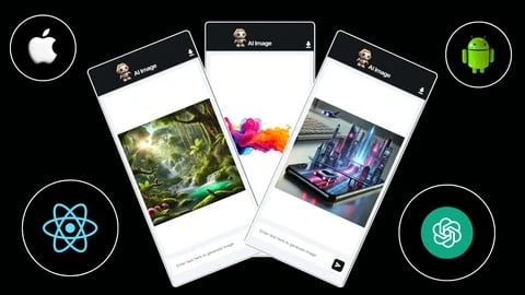 【Udemy中英字幕】React Native & AI: Build Image Generator Apps with Expo